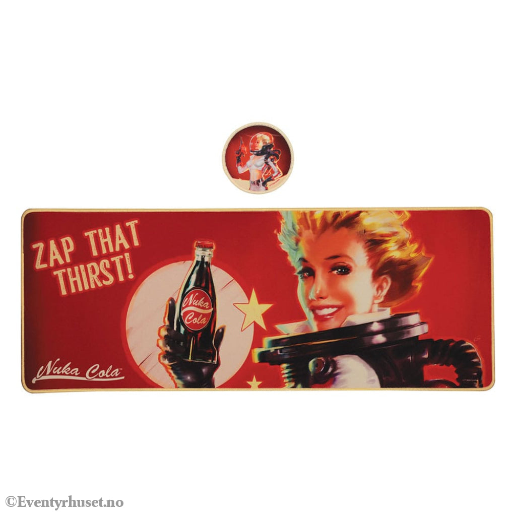 Fallout Desk Pad & Coaster Set Nuka-Cola Home & Gifts