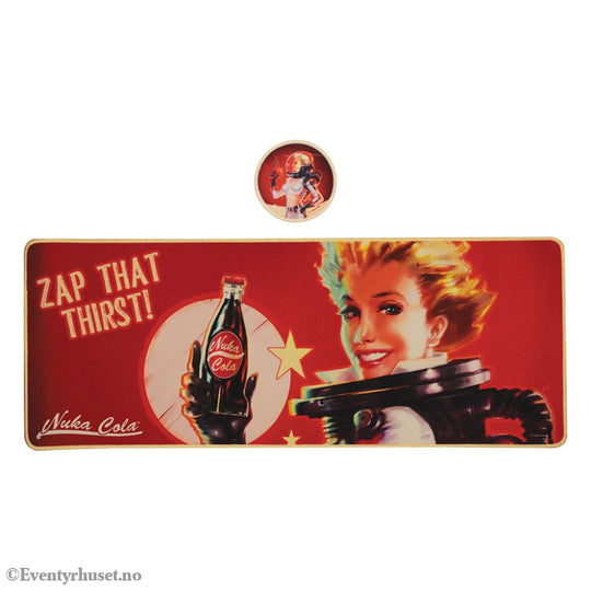 Fallout Desk Pad & Coaster Set Nuka-Cola Home & Gifts