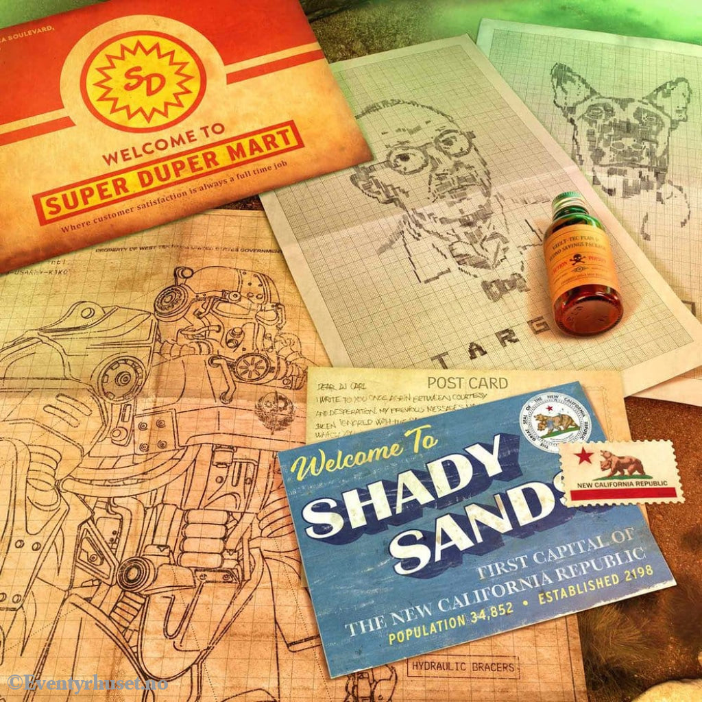 Fallout Gift Box Wasteland Treasures Kit Collectibles