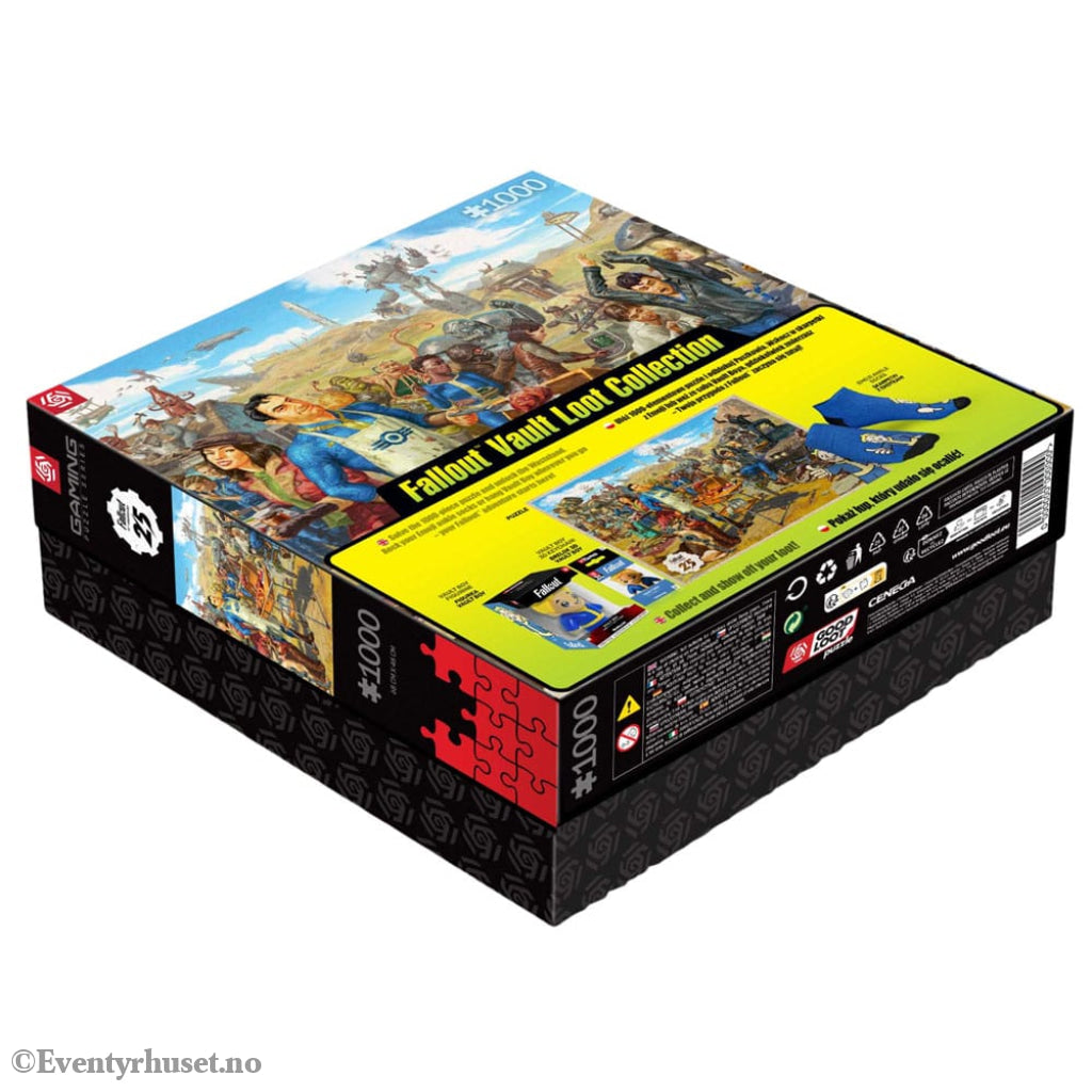 Fallout gift set Fallout Vault Loot Collection (Puzzle socks figurine & key ring) Home & Gifts