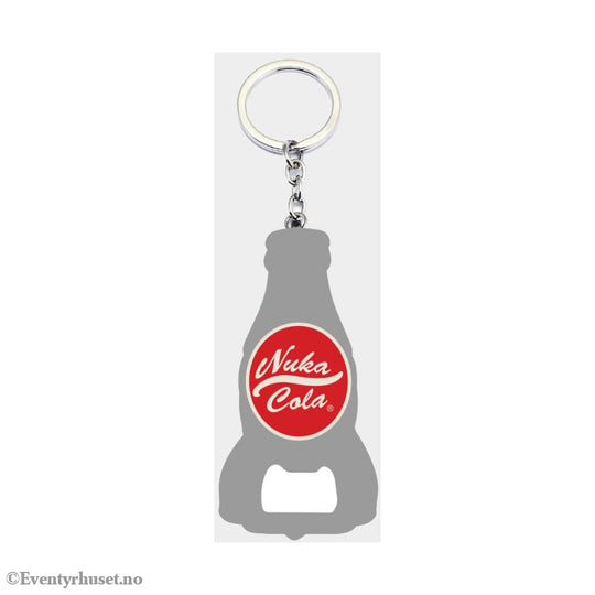 Fallout Keychain with Bottle Opener Nuka Cola Logo Fashion & Accessories