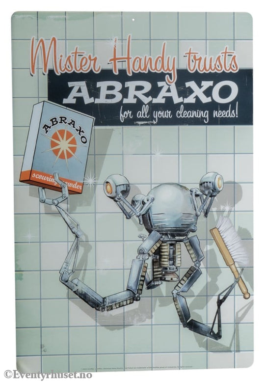 Fallout Metal Sign Mr. Handy Home & Gifts