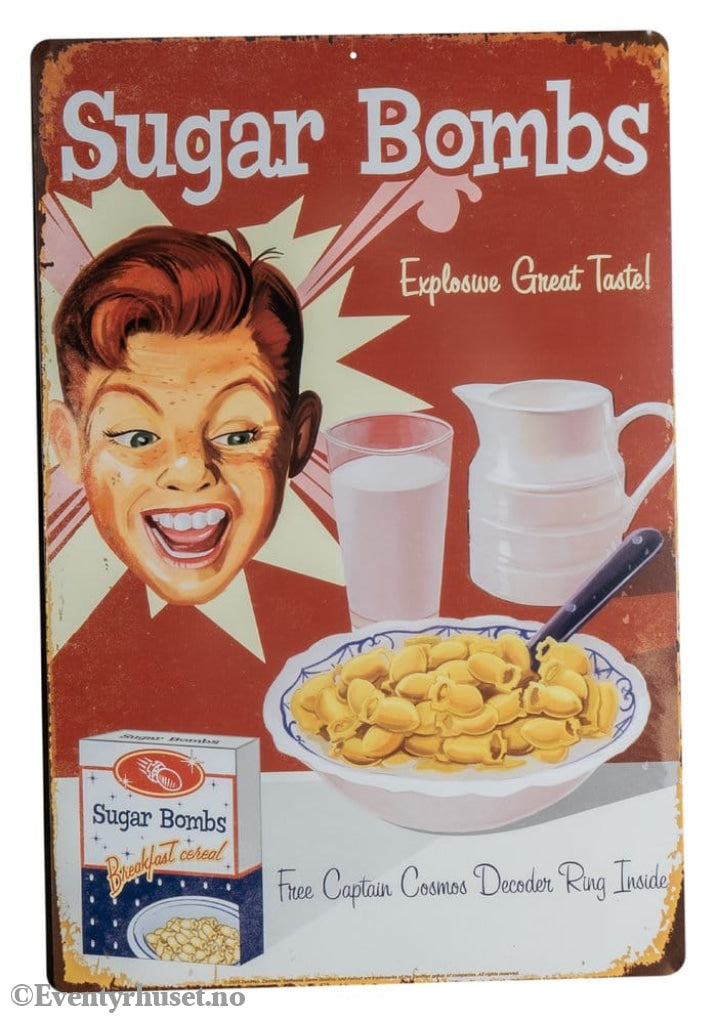 Fallout Metal Sign Sugar Bombs Home & Gifts