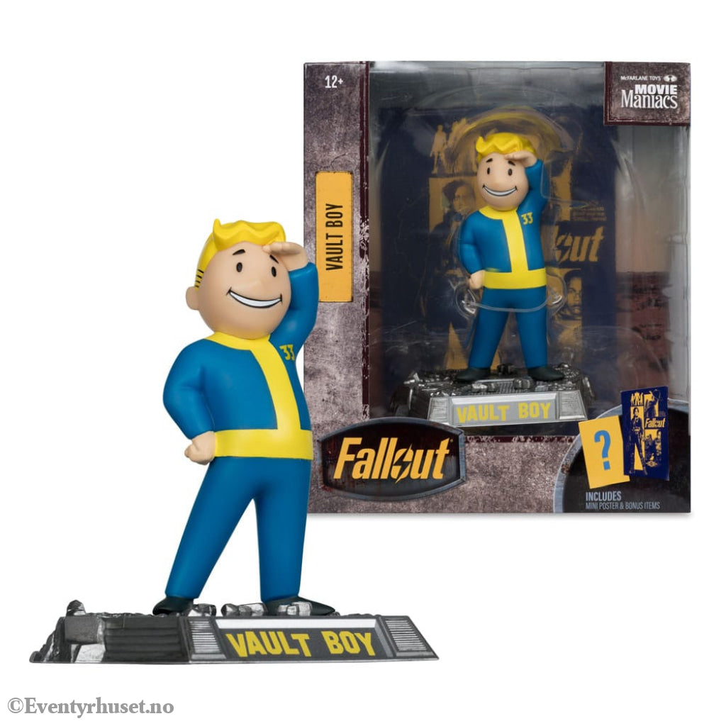 Fallout Movie Maniacs Action Figure Vault Boy Version 3 14 cm Toys