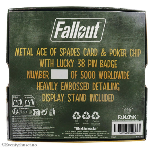 Fallout: New Vegas Replica Lucky 38 Imitation Gold Casino Set Limited Edition Collectibles