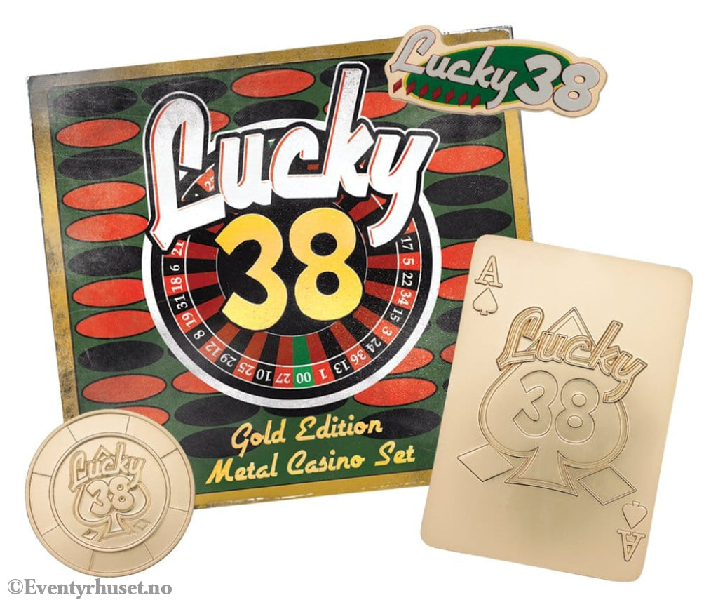 Fallout: New Vegas Replica Lucky 38 Imitation Gold Casino Set Limited Edition Collectibles