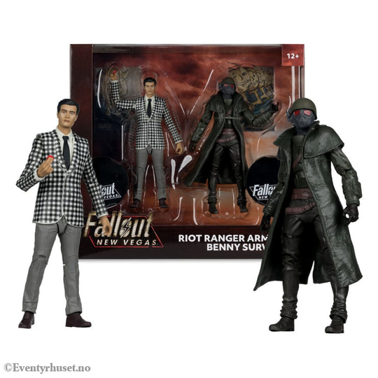 Fallout: New Vegas Statue 2-Pack Riot Ranger Armor & Benny Survivor 18 cm Toys