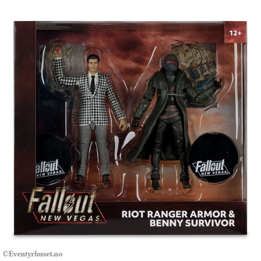Fallout: New Vegas Statue 2-Pack Riot Ranger Armor & Benny Survivor 18 cm Toys