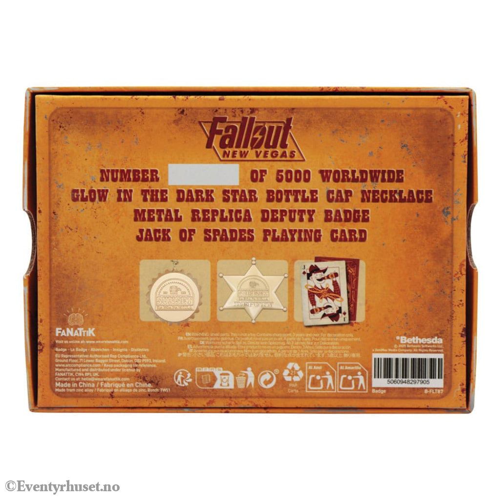 Fallout Replica Set Sunset Sarsaparilla Legend of the Star Gold Coloured Limited Edition Collectibles