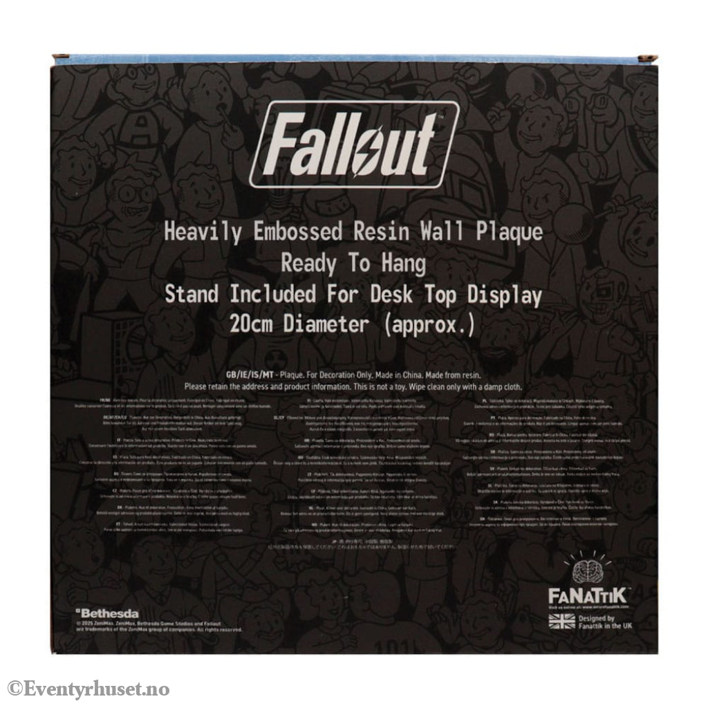 Fallout Resin Plaque Vault Boy Home & Gifts