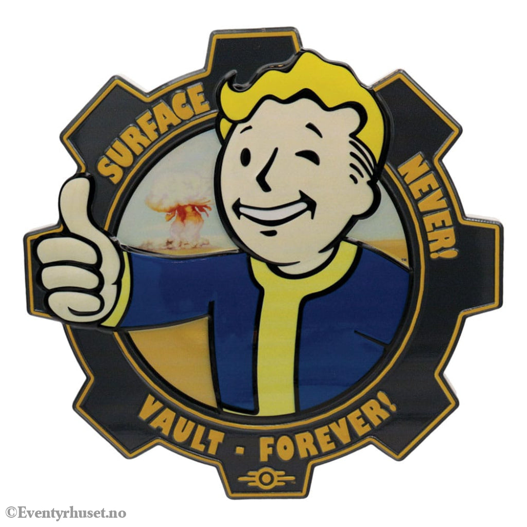 Fallout Resin Plaque Vault Boy Home & Gifts