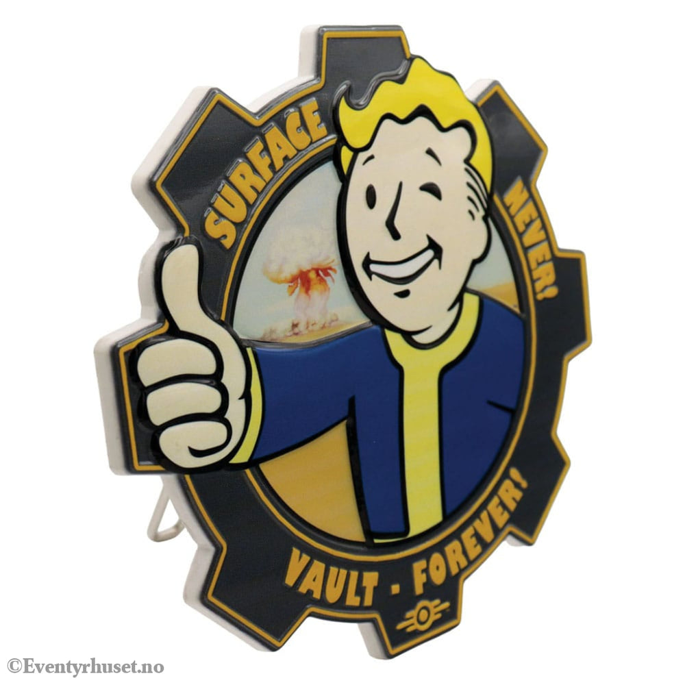 Fallout Resin Plaque Vault Boy Home & Gifts
