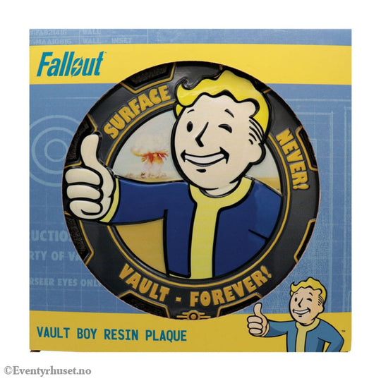 Fallout Resin Plaque Vault Boy Home & Gifts