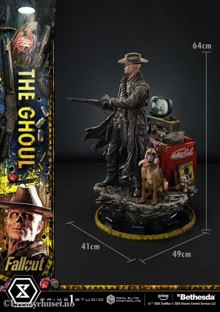 Fallout (TV Series) Real Elite Masterline Series Statue 1/4 The Ghoul Deluxe Version 64 cm Collectibles