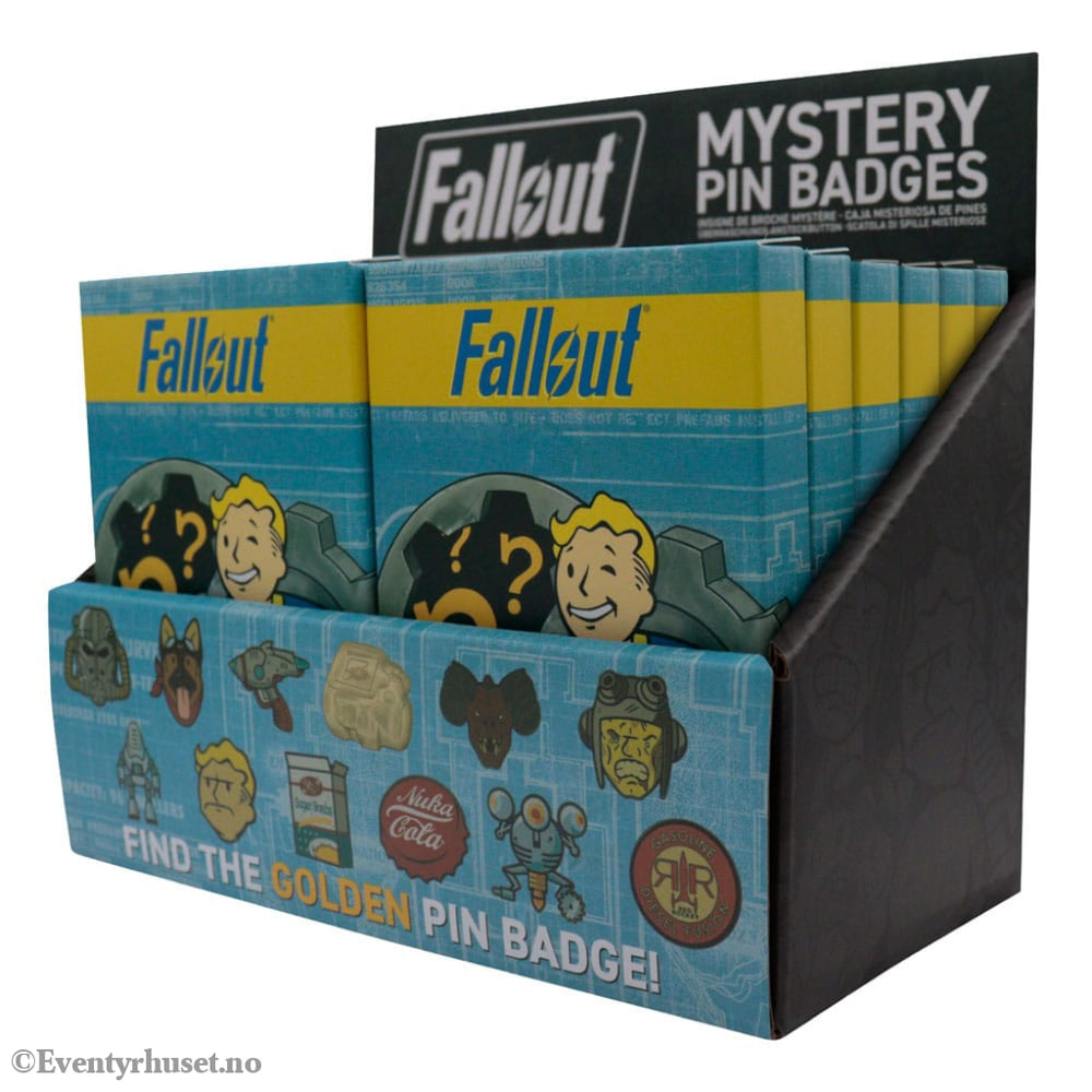 Fallout World Pin Badge Display Mystery Pin Badge (12) Fashion & Accessories