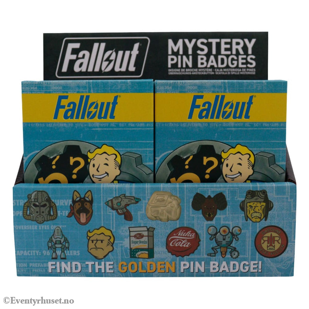 Fallout World Pin Badge Display Mystery Pin Badge (12) Fashion & Accessories