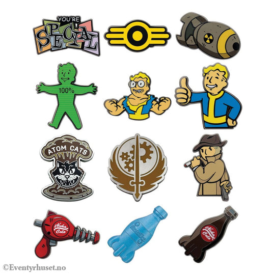 Fallout World Pin Badge Mystery Pin Badge Volume 2 Display (12) Fashion & Accessories
