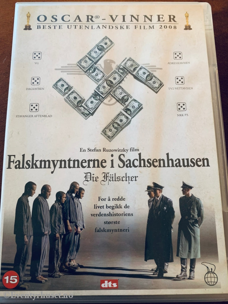 Falskmyntnerne I Sachenhausen. Dvd. Dvd