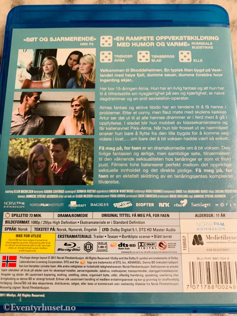 Fåmegpå Forfaen. Blu-Ray. Blu-Ray Disc