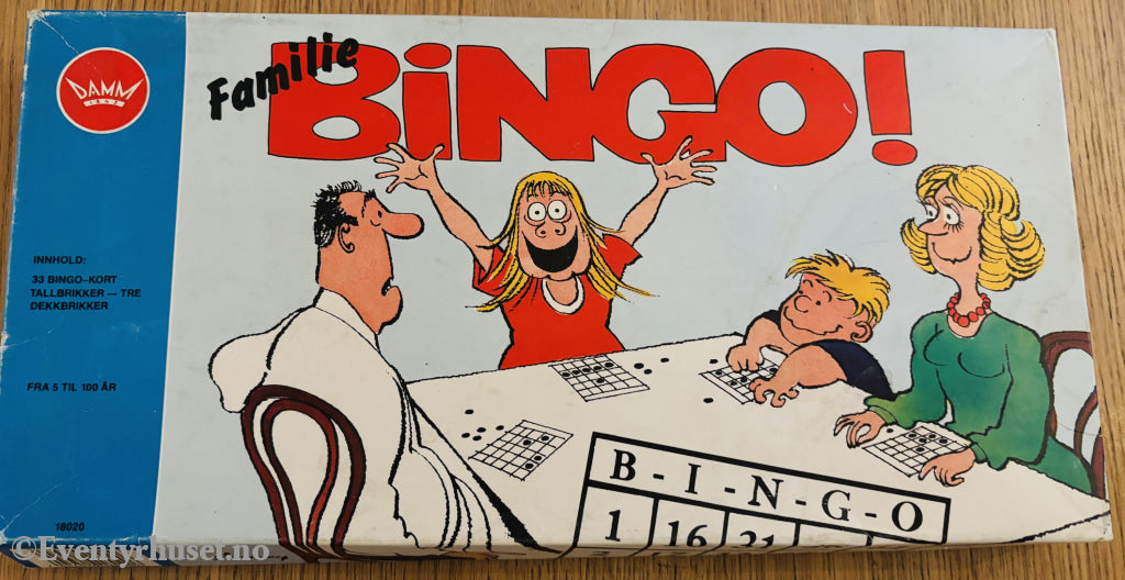 Familie Bingo!. Spill