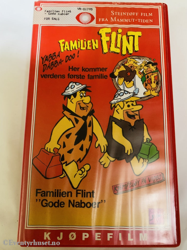 Familien Flint. 1960. Gode Naboer. Vhs. Vhs