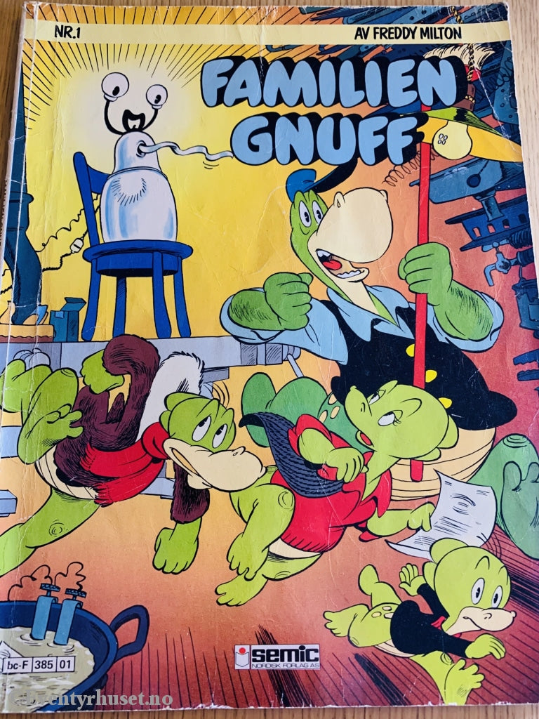Familien Gnuff. 1986/01. Tegneseriealbum