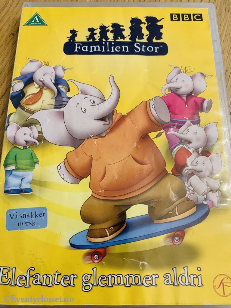 Familien Stor - Elefanter Glemmer Aldri. 2007. Dvd. Dvd