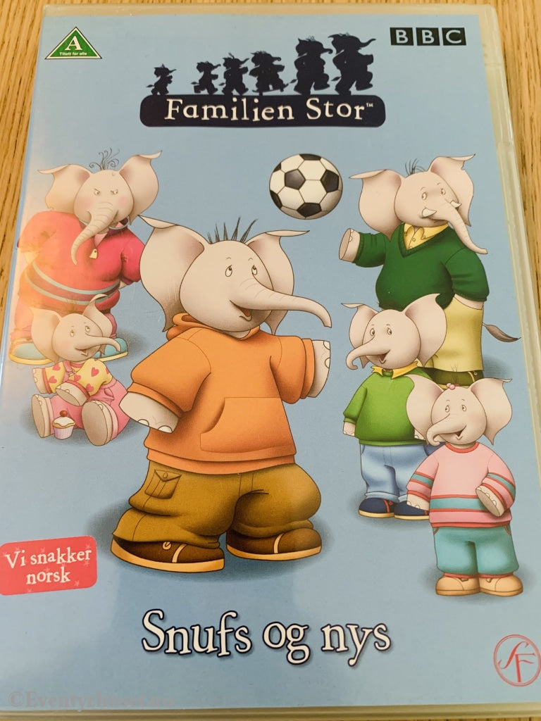 Familien Stor - Snufs Og Nys. 2007. Dvd. Dvd