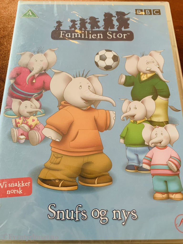 Familien Stor - Snufs Og Nys. 2007. Dvd. Ny I Plast! Dvd