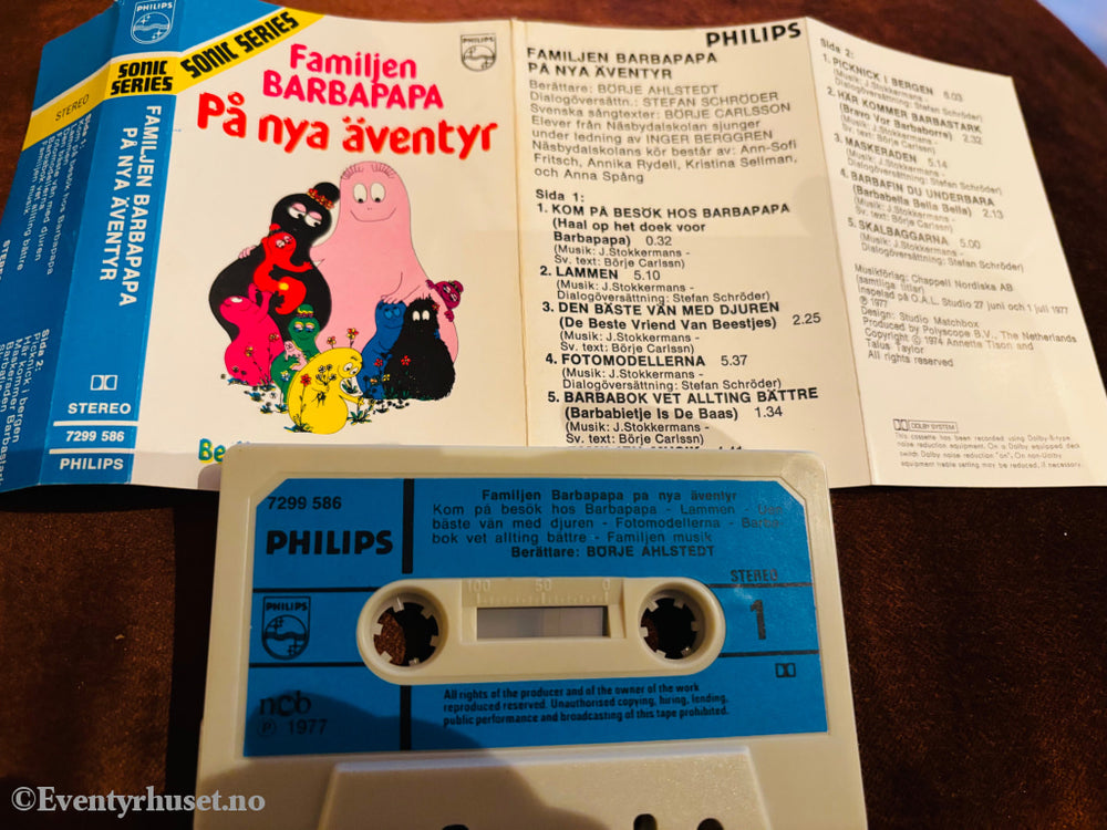 Familjen Barbapapa – På nya äventyr. Kassett.