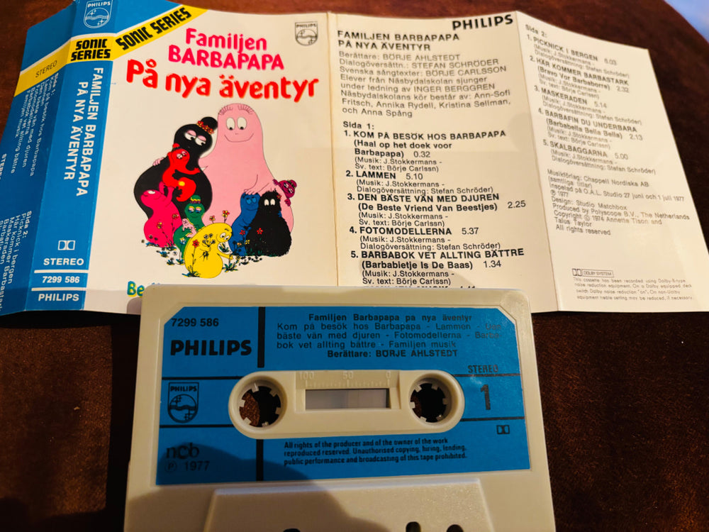 Familjen Barbapapa – På nya äventyr. Kassett.