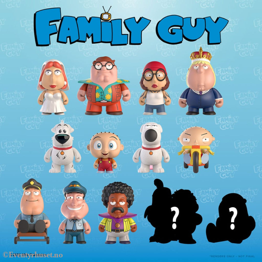Family Guy Blind Box Mini Figures 7 cm Freakin’ Sweet Mini Series Display (24) Collectibles