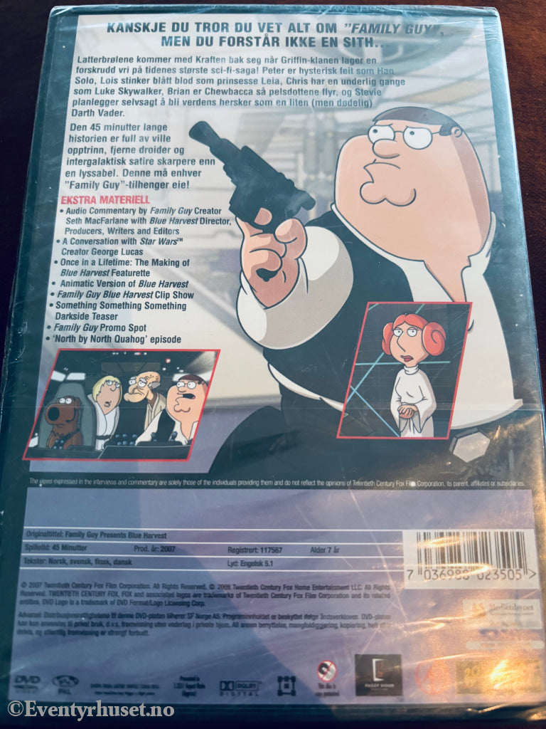 Family Guy – Blue Harvest. DVD. Ny i plast!