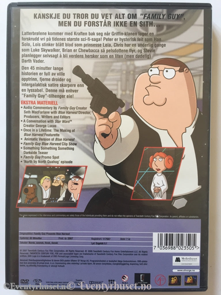 Family Guy Presents Blue Harvey. Dvd. Dvd