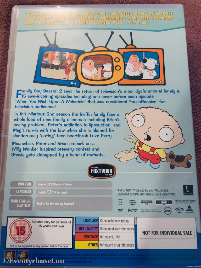 Family Guy Season Two. DVD samleboks.