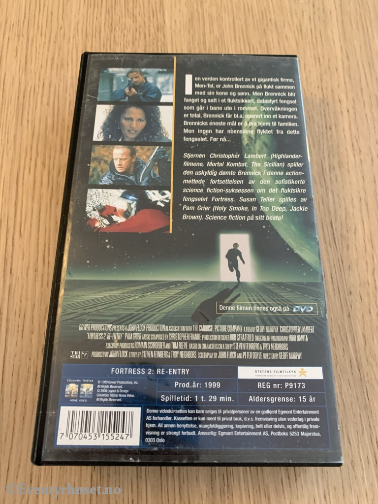 Fangeborgen 2. 1999. Vhs. Vhs