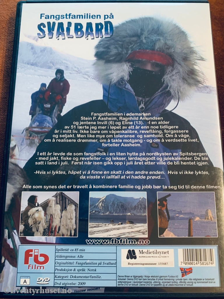 Fangstfamilien På Svalbard (Nrk). 2009. Dvd. Dvd