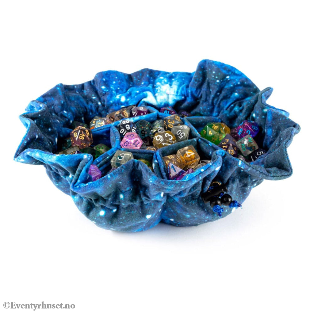 FanRoll Dice bag with compartments Velvet Galaxy Games