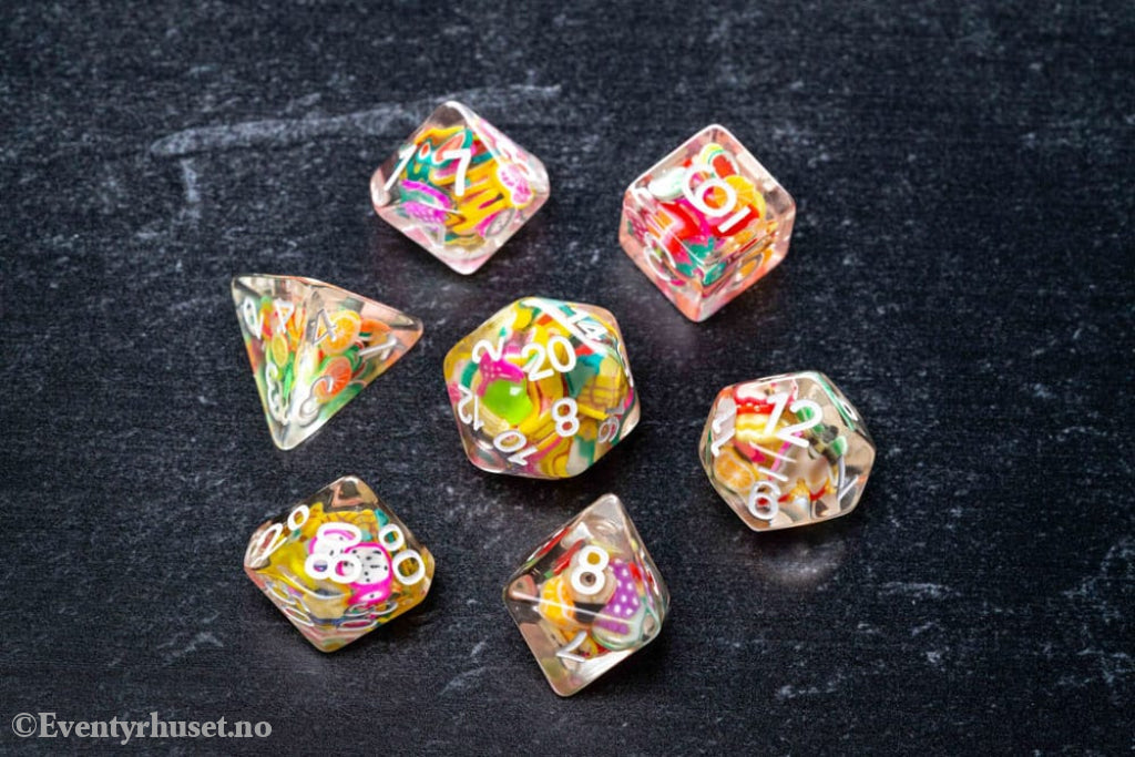 FanRoll Dice Set Fruit (7) Games
