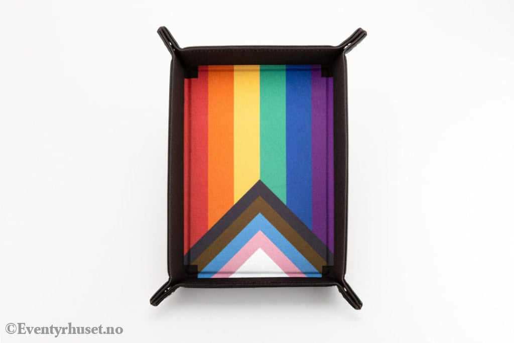 FanRoll Folding Dice Tray Pride Rainbow Flag Games