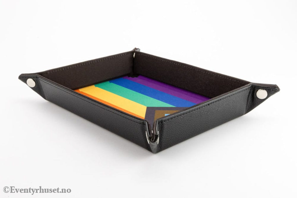 FanRoll Folding Dice Tray Pride Rainbow Flag Games