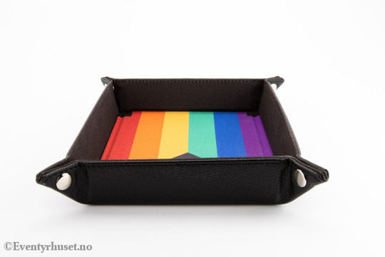 FanRoll Folding Dice Tray Pride Rainbow Flag Games
