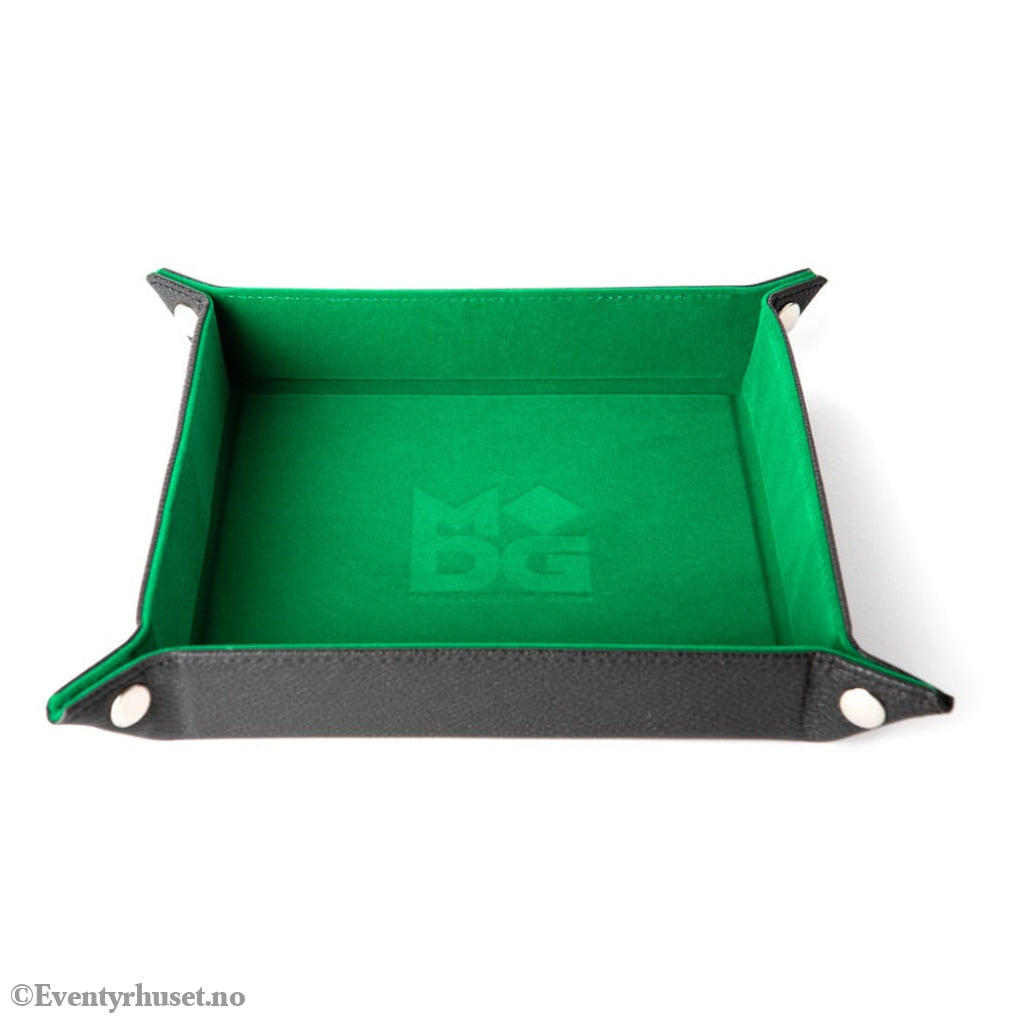 FanRoll Folding Dice Tray Velvet Green Games