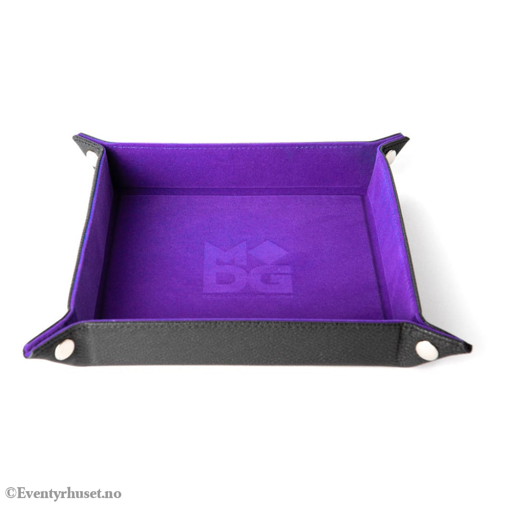 FanRoll Folding Dice Tray Velvet Purple Games