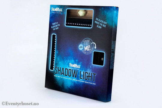 FanRoll Shadowlight Folding Blacklight Dice Tray Black Games