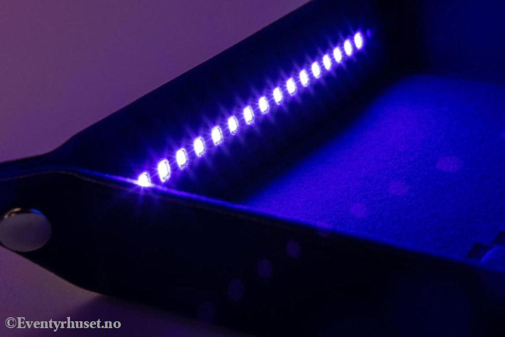 FanRoll Shadowlight Folding Blacklight Dice Tray Black Games