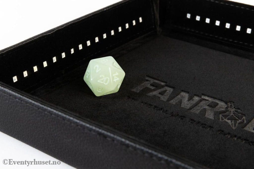 FanRoll Shadowlight Folding Blacklight Dice Tray Black Games