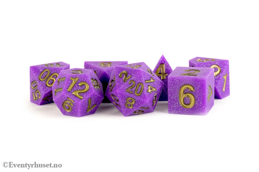 FanRoll Sharp Edge Silicone Dice Set Regal Ricochet (7) Games