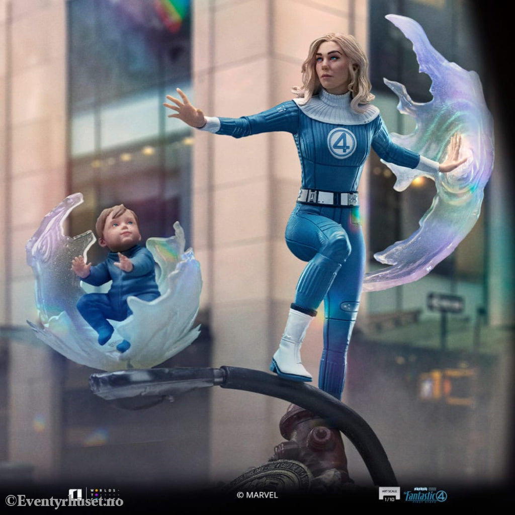 Fantastic Four Art Scale Statue 1/10 Invisible Woman and Franklin 28 cm Collectibles