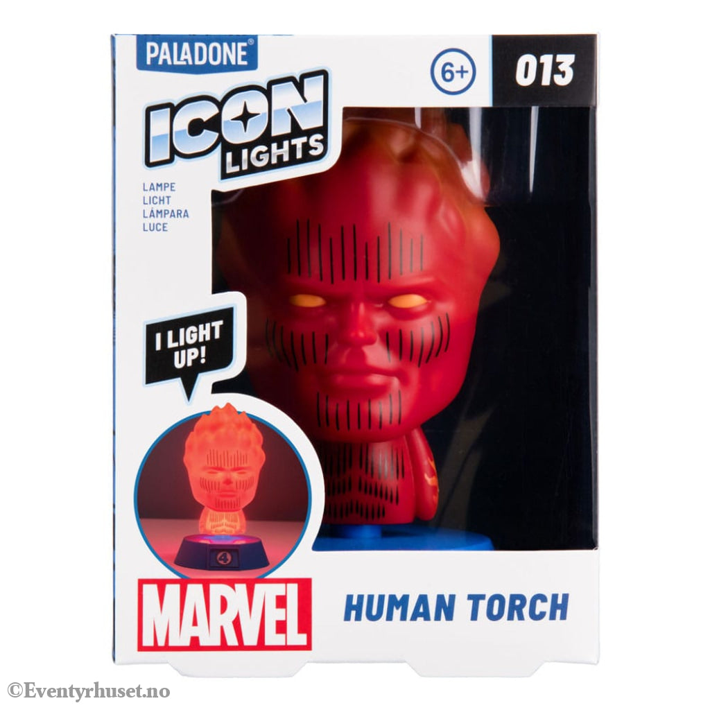 Fantastic Four Icons Light Human Torch 11 cm Home & Gifts